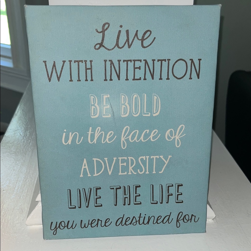 Inspirational Blue Wall Art